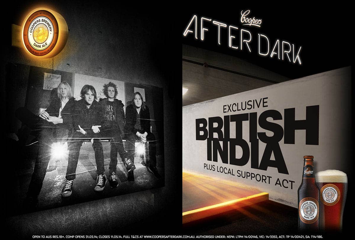 Coopers After Dark with British India.